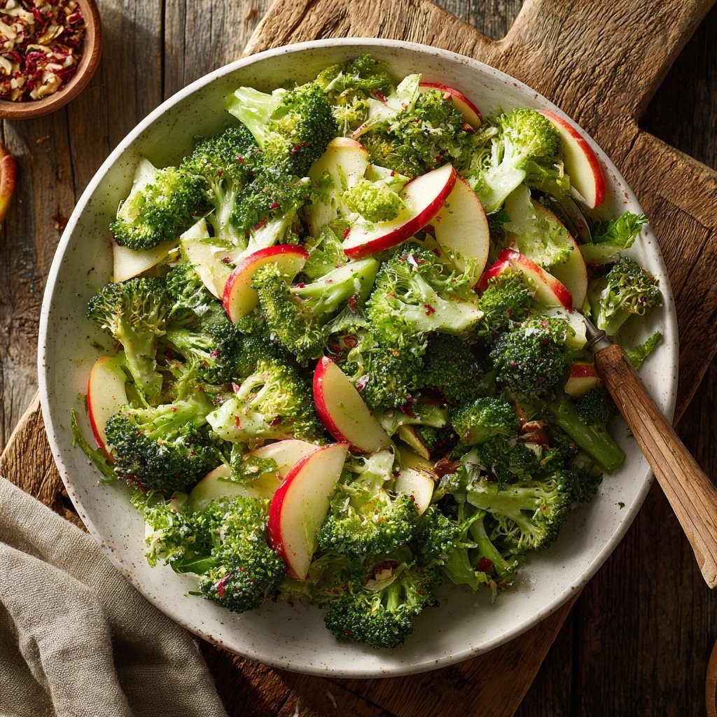 Broccoli and Apple Salad Delight