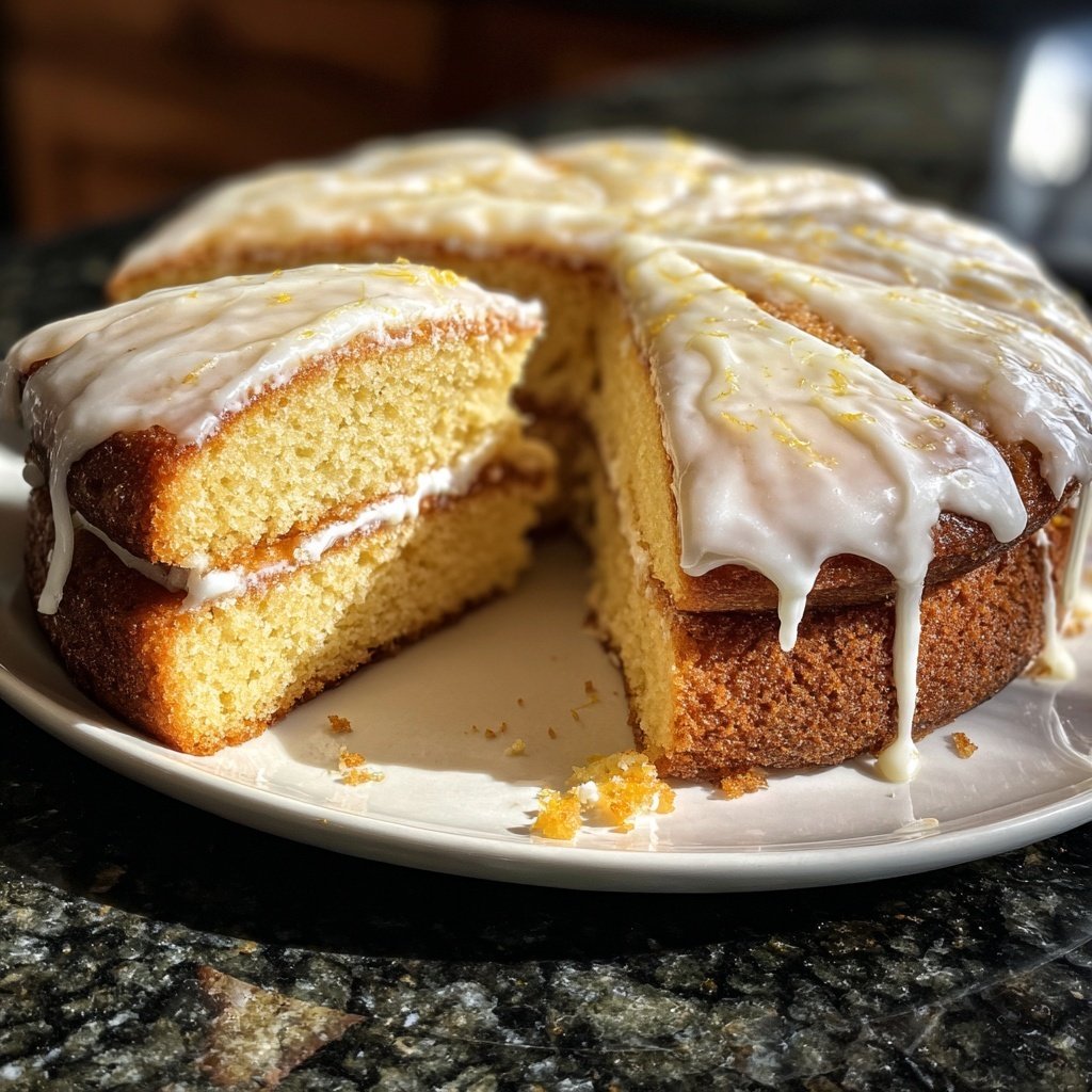 Dessert Vanilla Sponge Cake