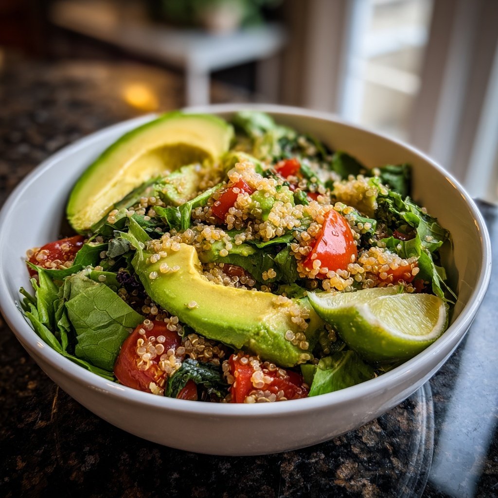 Healthy Avocado Quinoa Salad