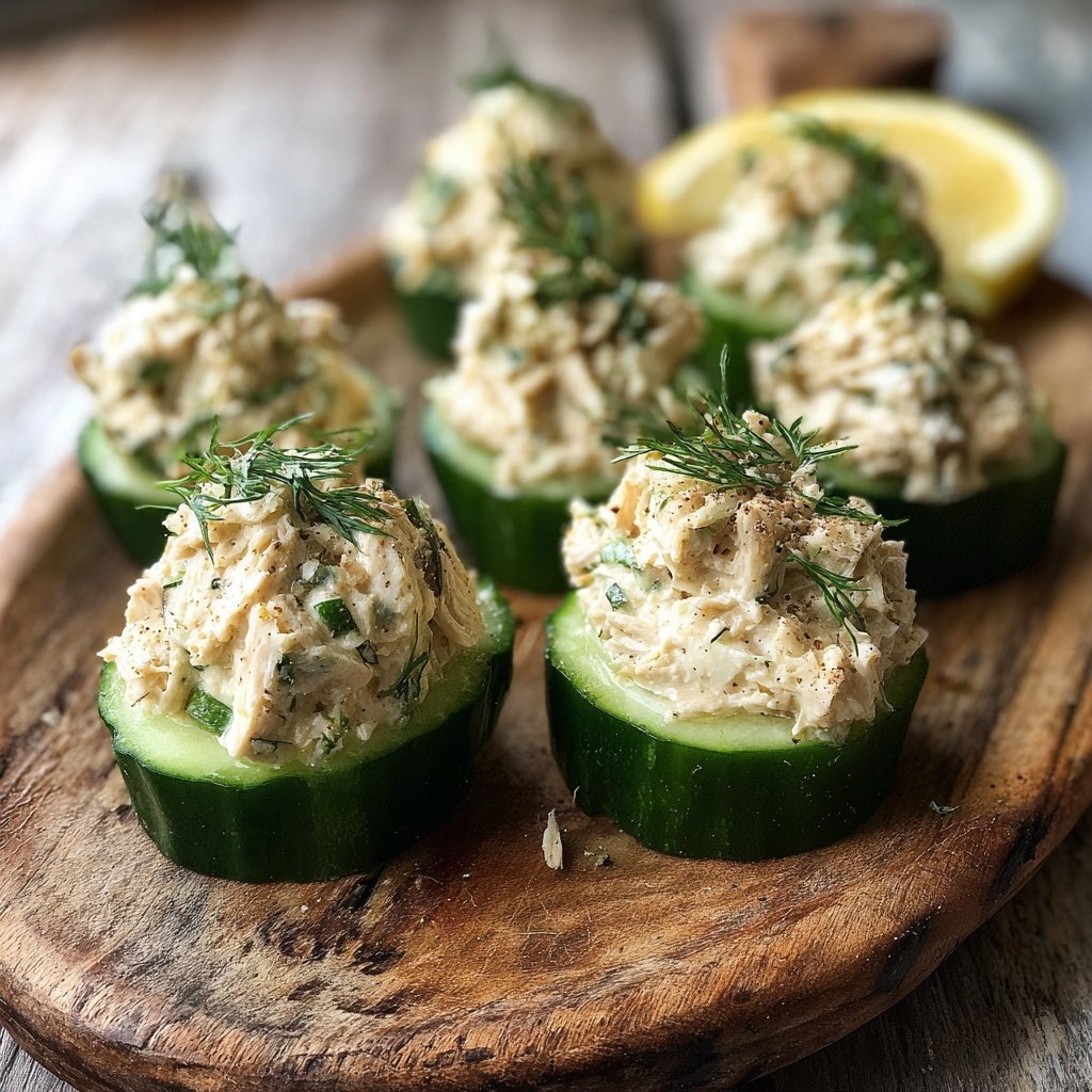 Lemon-Dill Tuna Salad Bites