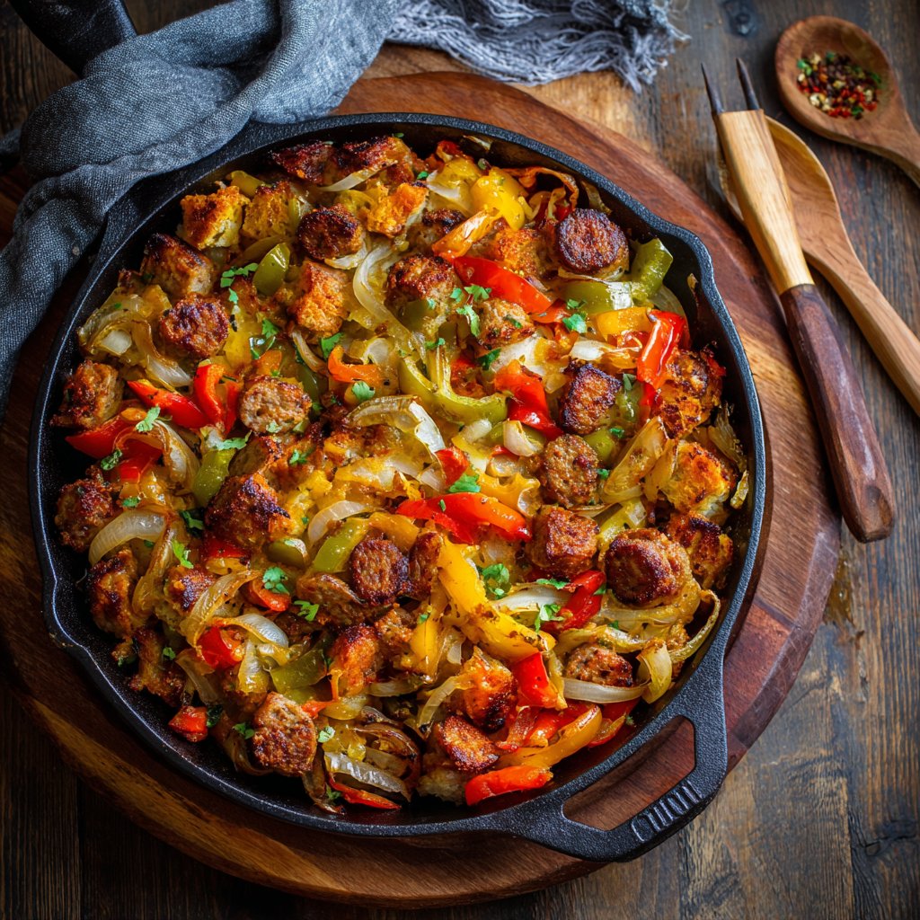 One-Pan Sausage & Veggie Bake