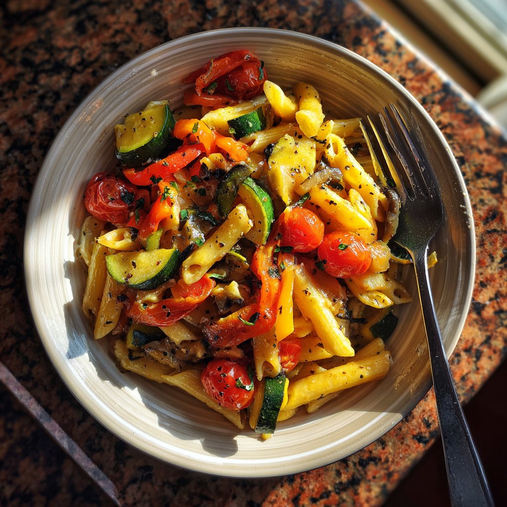 Sautéed Vegetable Pasta Medley