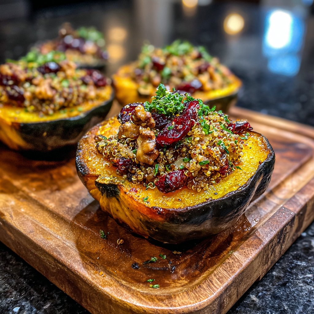 Comforting Stuffed Acorn Squash