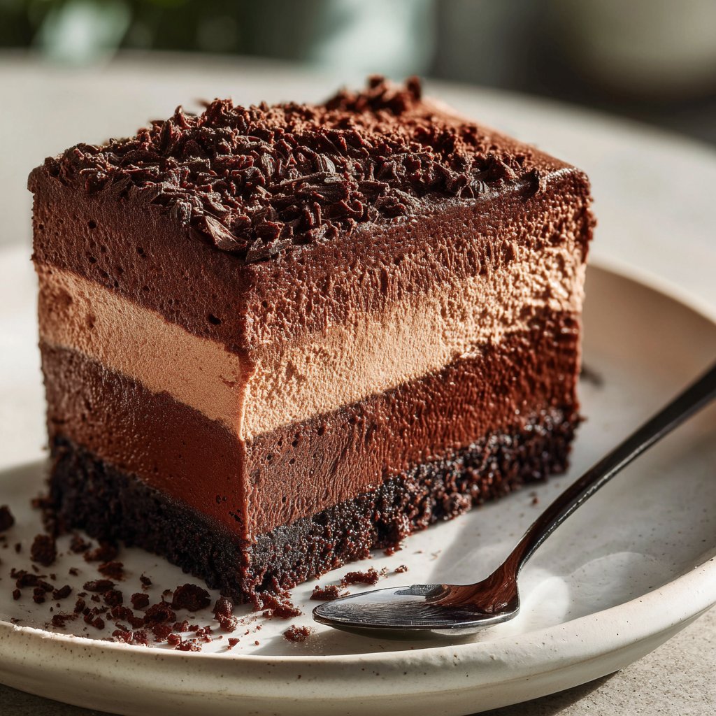 Rich Dark Chocolate Mousse