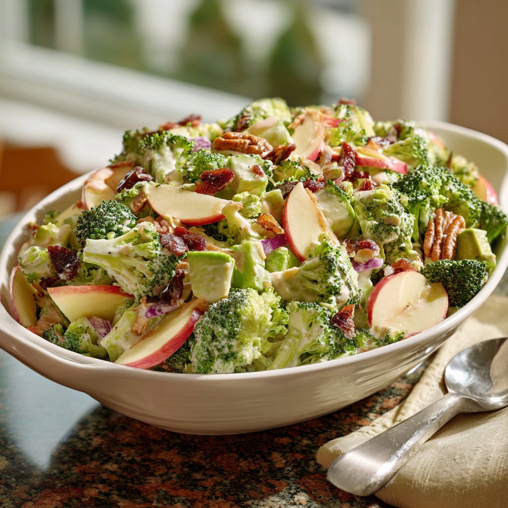 Broccoli Apple Salad with Avocado