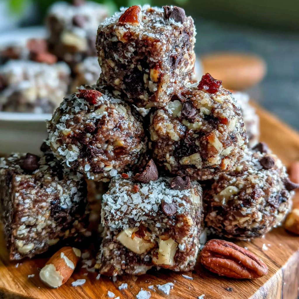 Nutty Brownie Mix Energy Bites