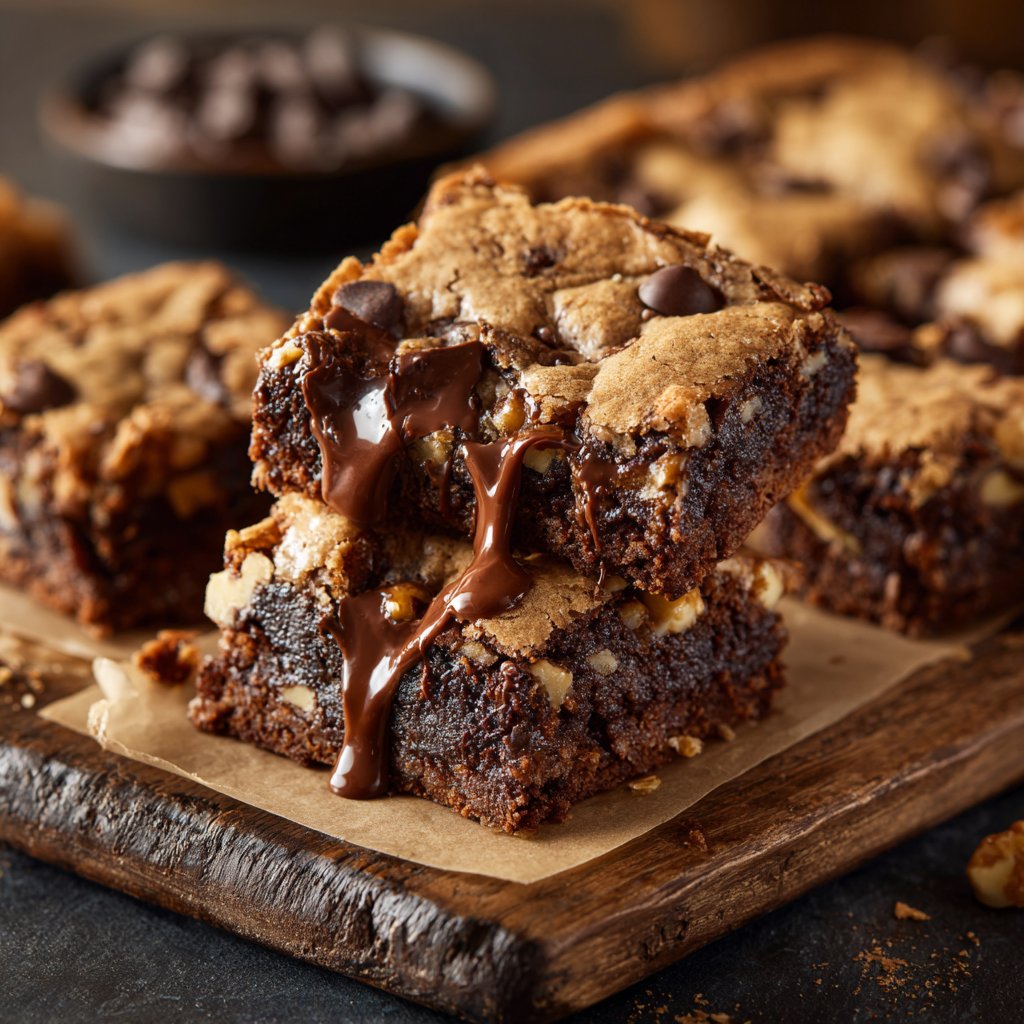 Gooey Chocolate Chip Cookie Bars
